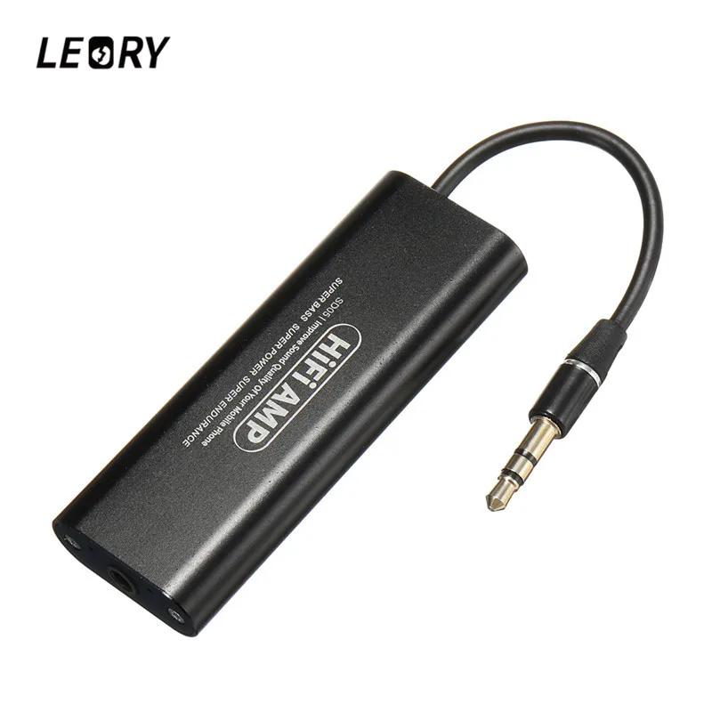 LEORY SD05 Professional HIFI Headphone Amplifier Portable Ultra Thin Amplifier for Mobile Phones
