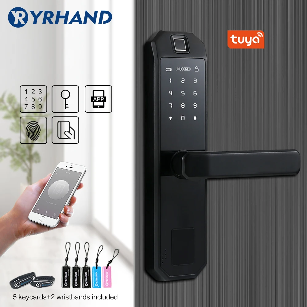 

WiFi Intelligent Biometric Fingerprint Lock Intelligent security door lock