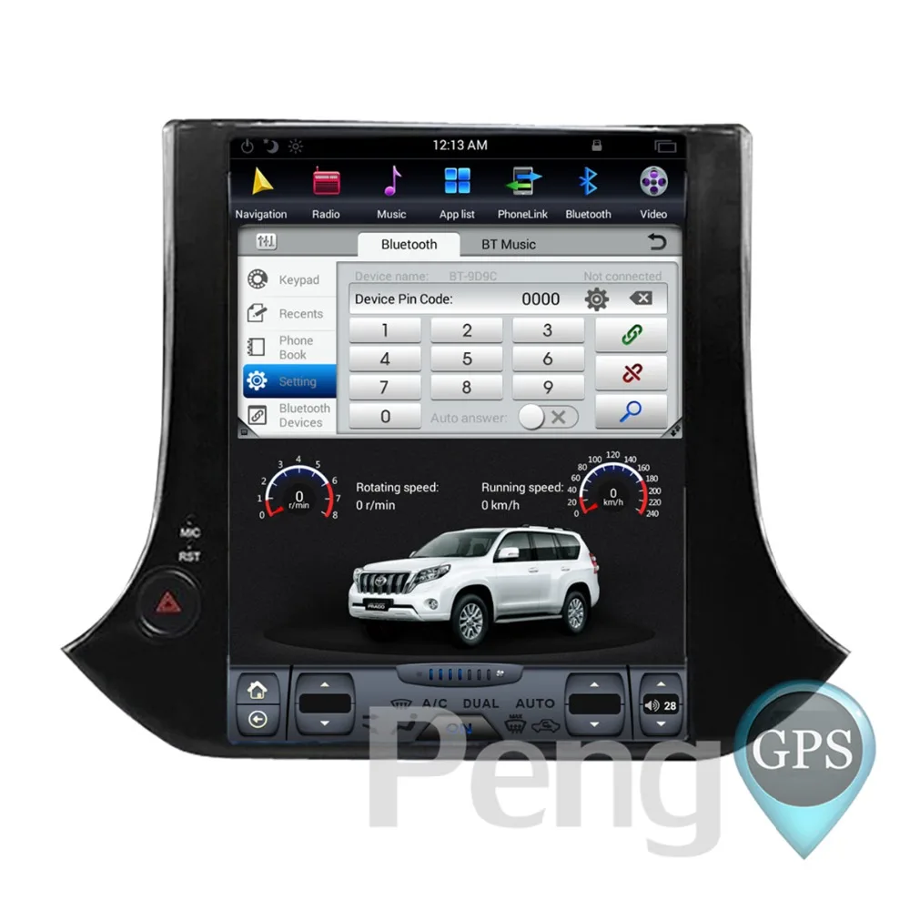 Cheap 10.4 Inch Tesla Style 64G Android Car GPS Navigation for V W Tiguan for Volkswagen 2010-2016 DVD Player WIFI IPS Screen Unit 2