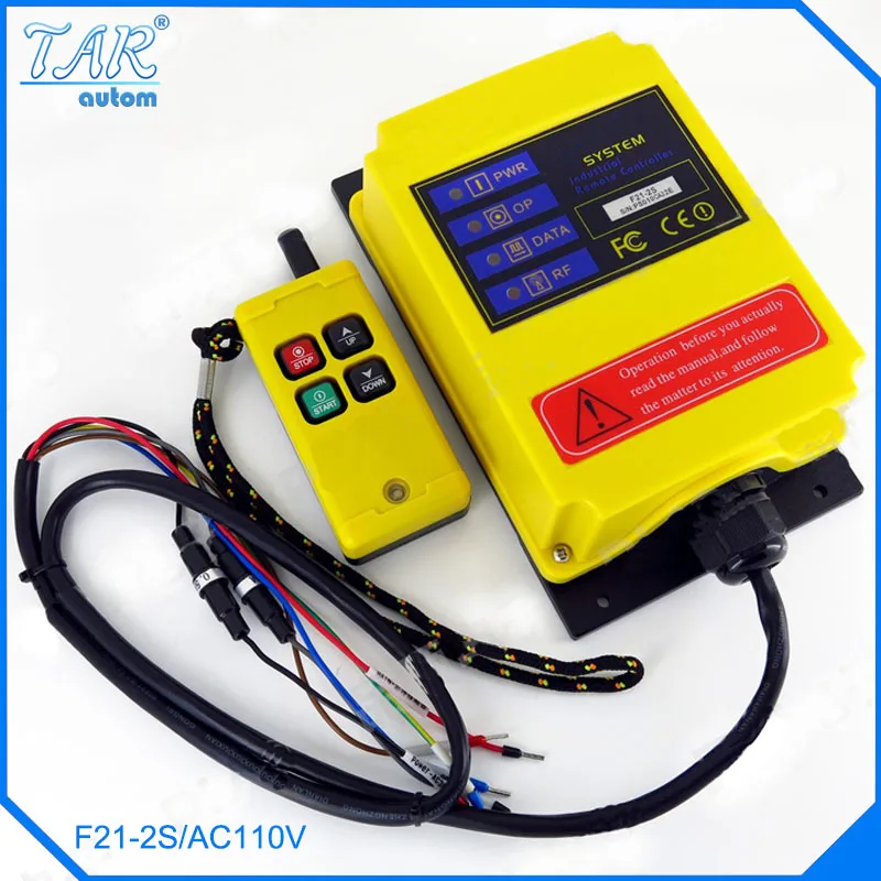 F21-2S  110V Lift Hoist Hoist Electric hoist with a wireless remote control