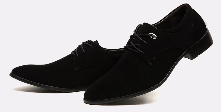 Новинка года кожа Для мужчин модные туфли-оксфорды для Для мужчин свадебные модельные туфли Мужская обувь для мужчин, замша повседневная обувь