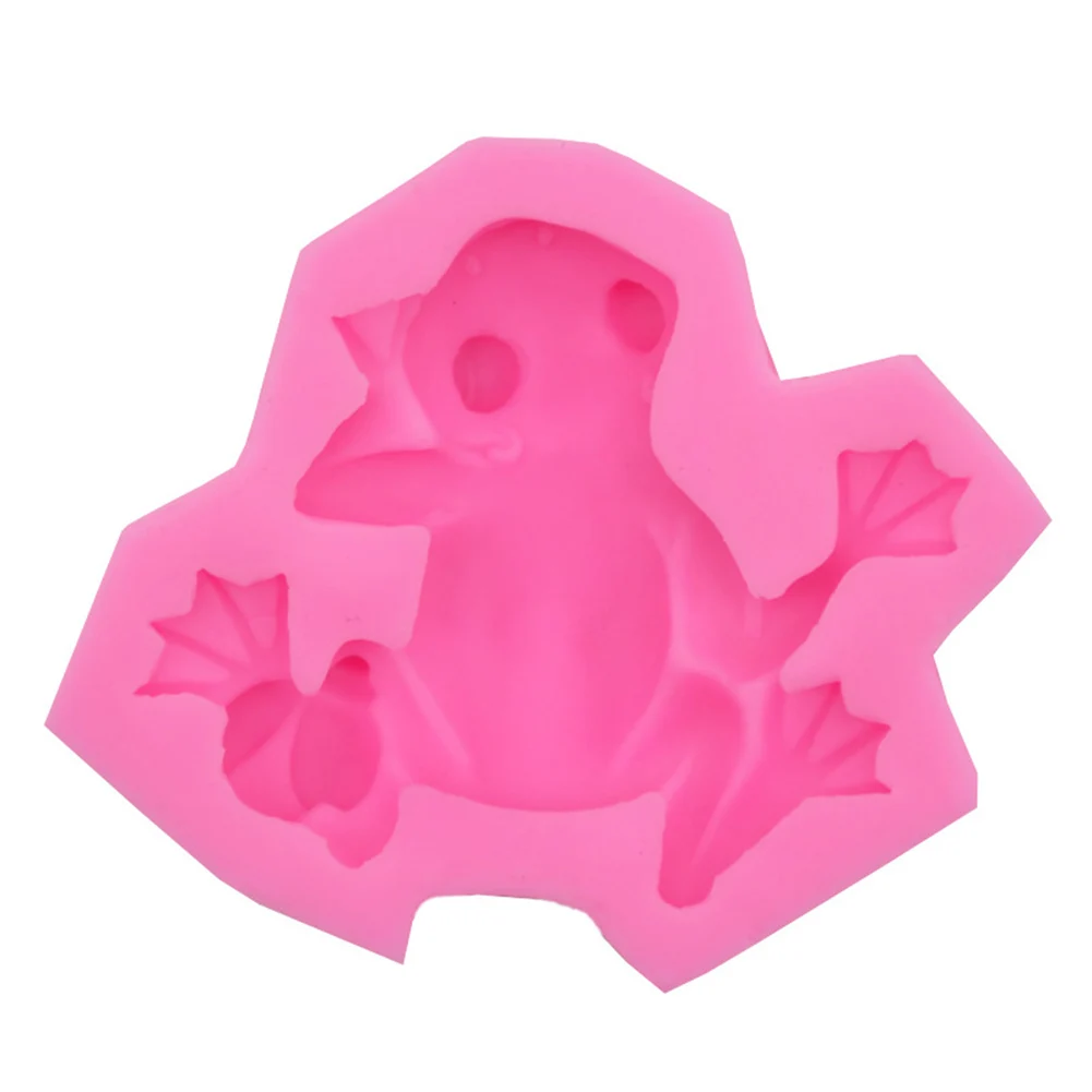 

Silicone Fondant Mold Frog Shape Cake Chocolate Soap Mould Pastry Decoration Baking Tool DC156