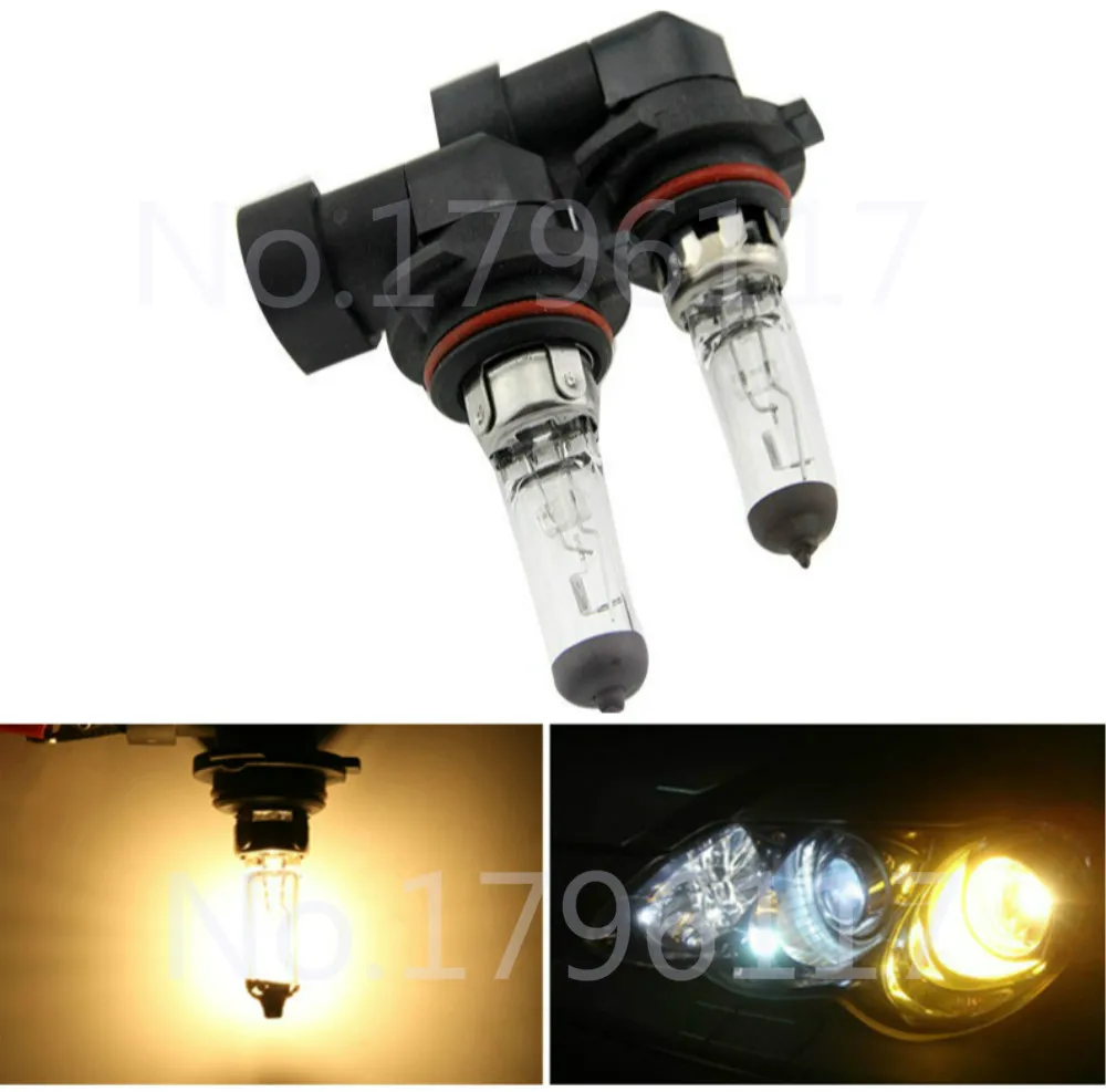 2Pcs 9005 HB3 65W 100W 4300K Xenon HID Yellow Car Headlight Fog Light Lamp Bulbs