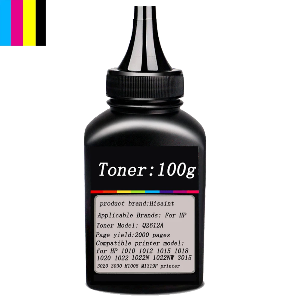 HisaintQ 2612A 2612 12A Laser Printer Black Toner Powder For HP