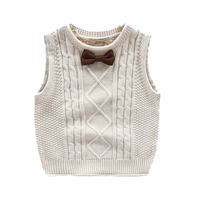 New Children's Sweater Vest for Boys 2019 Spring Autumn Knitted Baby