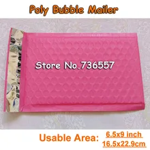 [20шт] розовый 6,5X9 дюймов/165X229 мм удобный космический пузырьковый конверт для почты конверты с мягким вкладышем почтовый пакет самозапечатывающийся