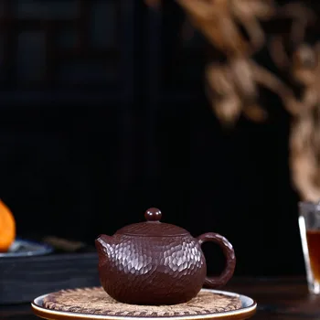 

Manual Raw Ore Hammer Pattern Of Purple And Red Mud Xi Shi Kettle Kungfu Online Teapot Tea Set Household Infusion Of Tea Suit