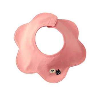 

Flower Bandana Baby Bib Cotton Cat Embroidery Boys Girls Bibs Waterproof Baby Bibs Saliva Towels Burp Clothes Baby Accessories