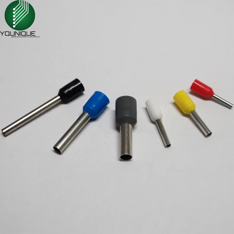 100/500 шт. концевые соединители для проводов 12 мм #12 #10 #7 #5 AWG|crimp connector|ferrule terminalend terminal