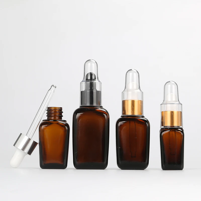 Download Glass Pipette Dropper Vials Amber Square Bottle 10/20/35 ... Yellowimages Mockups