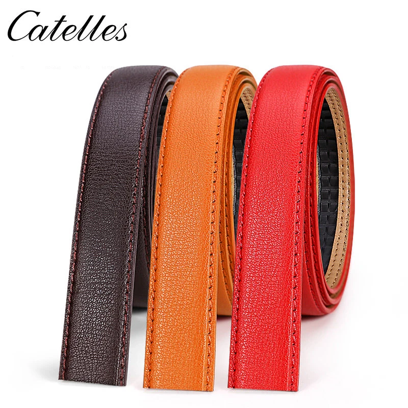 www.bagssaleusa.com : Buy Catelles No Buckle Belts Female Genuine Leather Wide Belt Women Without ...