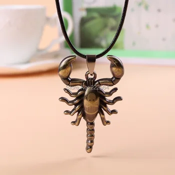

2015 freeshipping Men necklace clavicle Scorpion King necklace 20pcs/lot movie necklace