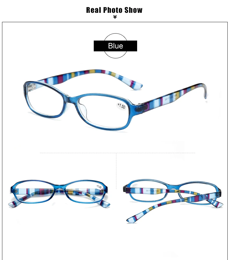 Ralferty, винтажные очки для чтения, женские, Анти-усталость, Пресбиопия, очки, в полоску, с принтом, диоптрийные очки, женские очки, A9891-1