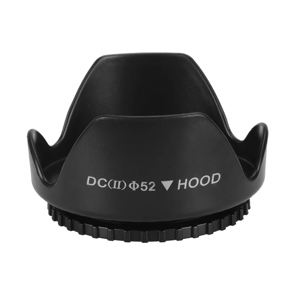52mm Camera Flower Lens Hood for Nikon D5200 D5100 D3100 D3200 D3000