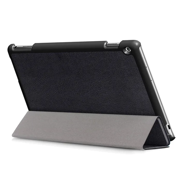 50 шт. Стенд PU чехол для huawei MediaPad M3 Lite 10 10,1 дюймов BAH-W09 BAH-AL00 10," Tablet+ экран протектор подарок