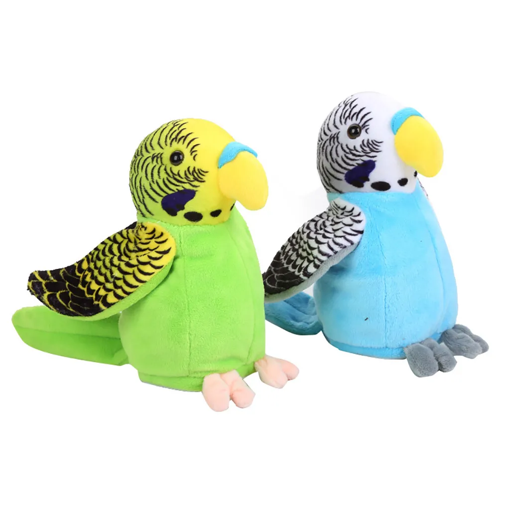 Милая мимическая игрушка для питомца, попугай, говорящий попугай, повторяет какашку, что вы говорите, плюшевая электронная игрушка для детей, подарки