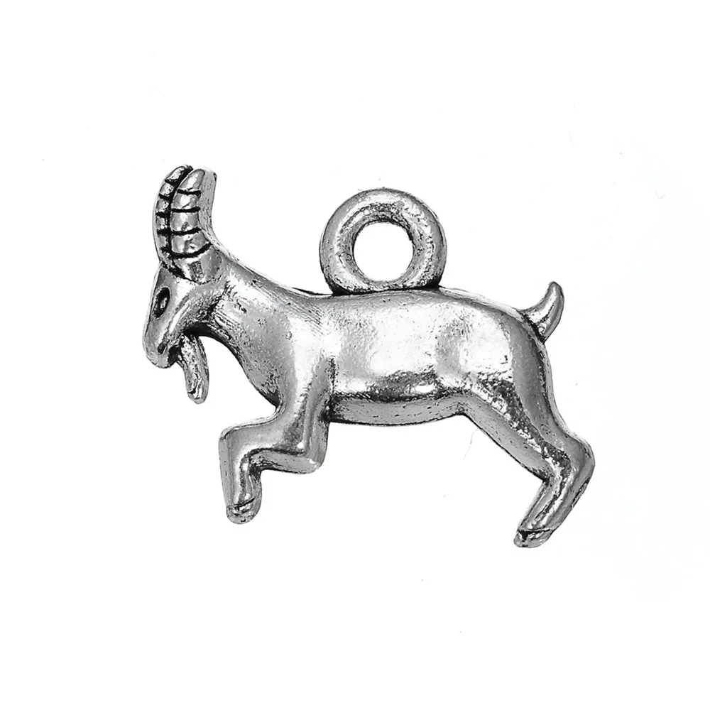 

10pcs Charms Billy Goat 18x12.3mm Antique Silver Pendant Billy Goat Charms For Jewelry Making Jewelry Findings