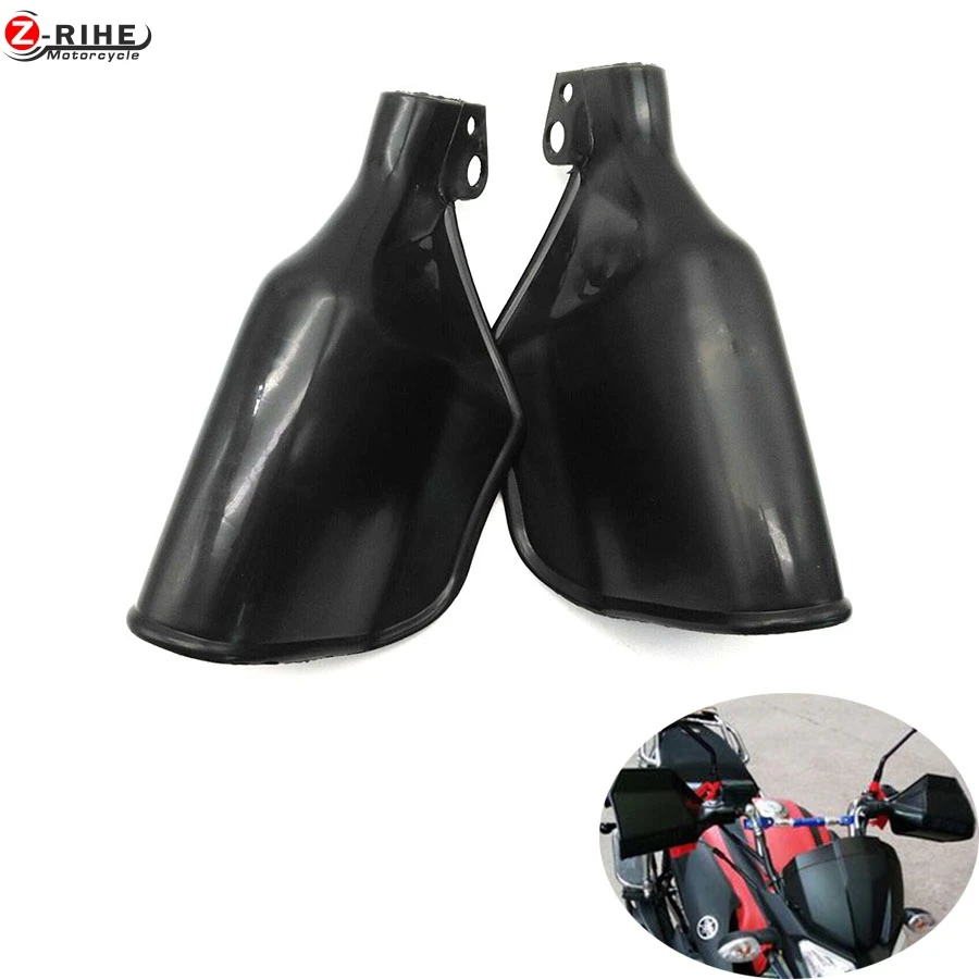

New Black 2pcs Motorcycle Handguards Hand Guards Protectors Motorbike Universal for tmax 530 enduro bmw r1200gs ninja 300 er6n