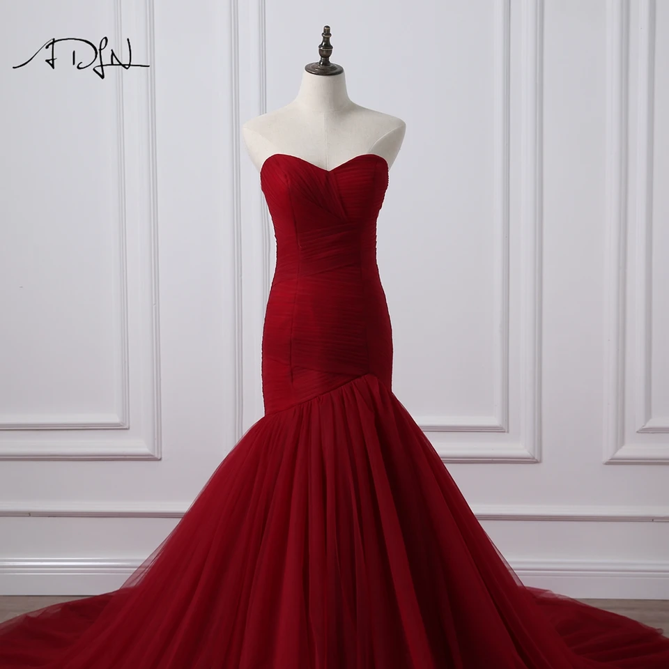 burgundy and grey dress