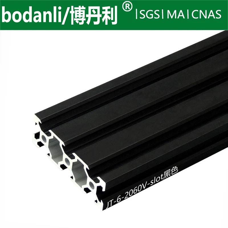 BoDanLi черный или белый европейский стандарт промышленный 2060 v-slot 2018 3d принтер