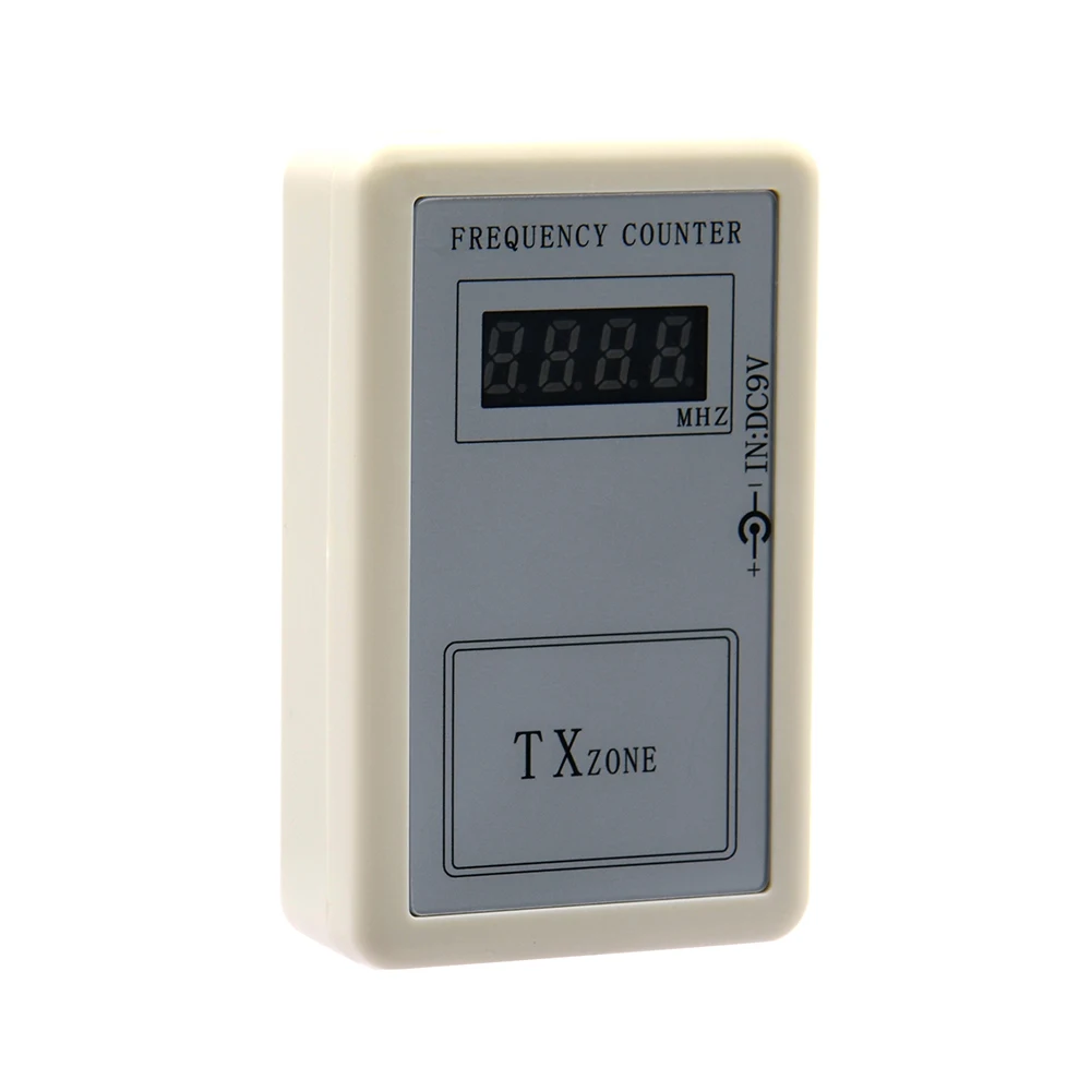 DC7.5-10V Frequency Counter Indicator Detector 250-450MHZ Cymometer Remote Control Transmitter Frequency Meter Scanner Wavemeter
