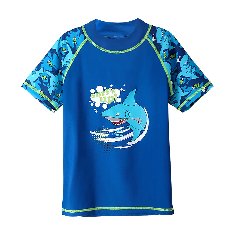 BAOHULU детский купальный костюм с рисунком для мальчиков, морской купальный костюм для защиты от солнца(UPF50+), детский купальный костюм для мальчиков купальные костюмы из двух предметов