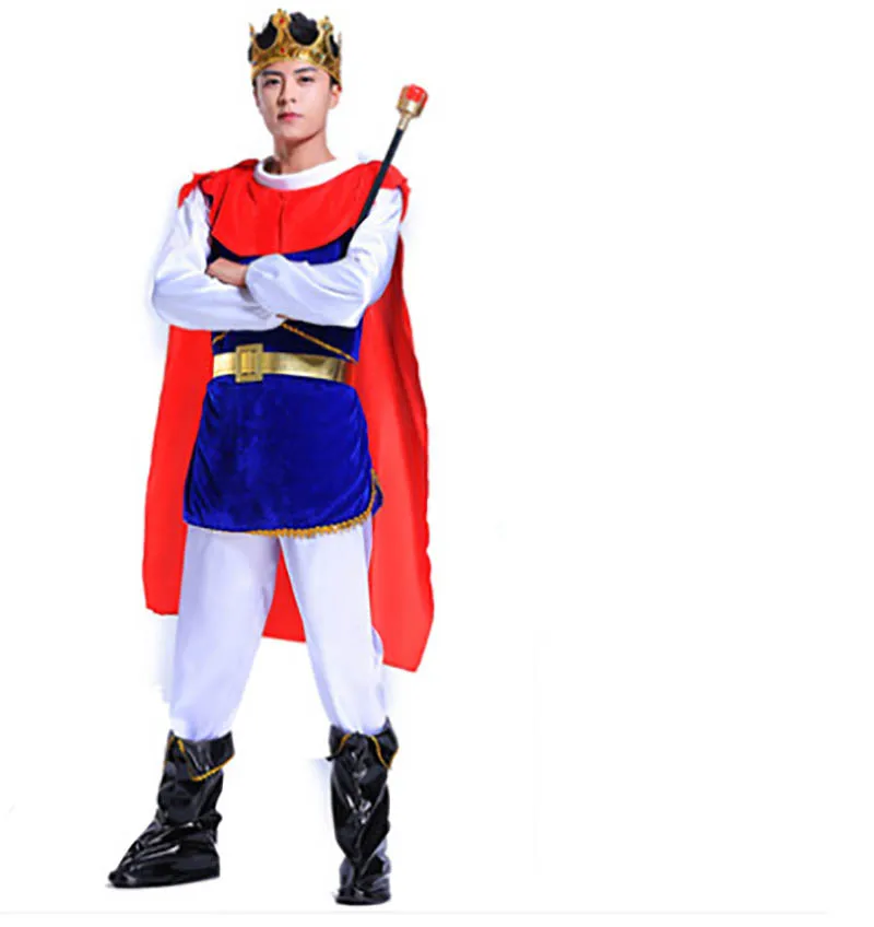 Adult & Children's New Year's Costumes Prince Costume Luxury King Costumes Boys Male Cosplay Halloween Kingdom Costume Big Size Adult & Children's New Year's Costumes Prince Costume Luxury King Costumes Boys Male Cosplay Halloween Kingdom Costume Big Size