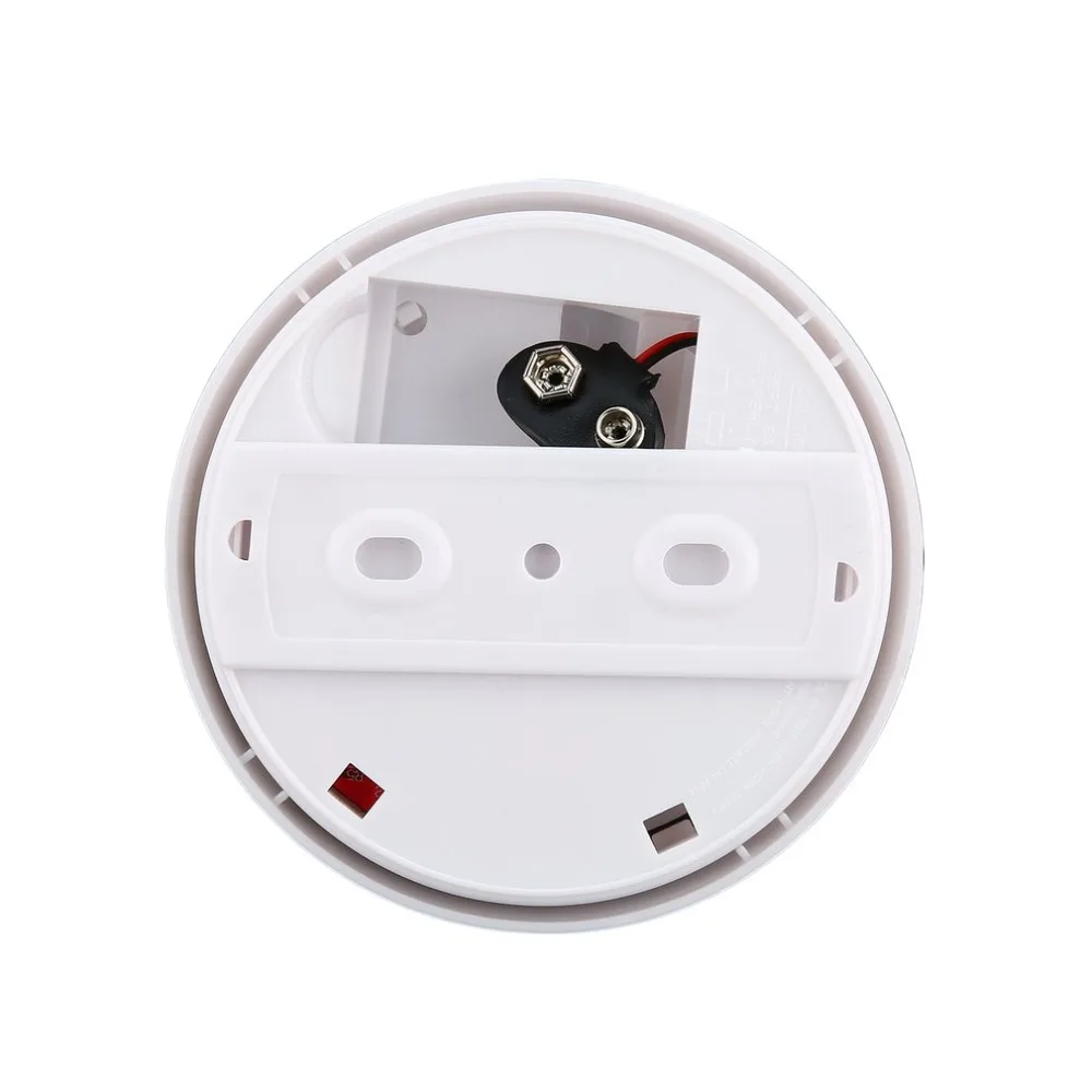 85dB Fire Smoke Detector Protection Alarm Sensor Independent Cordless Smoke Monitor for Home Office Security Family Guard