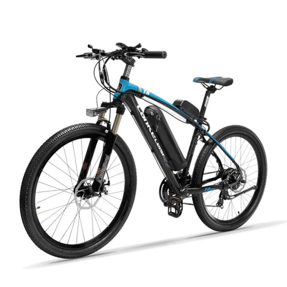 Flash Deal Electric Bicycle 48v 400W Two Wheels Electric Bicycle Mountain Ebike Adults Electric Scooter With Brake and Suspension System 2