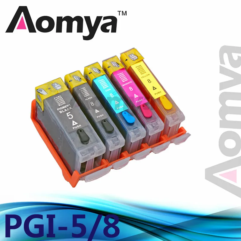 PGI5BK/CLI-8BK/CLI-8C/CLI-8M/CLI-8Y Refillable Ink Cartridge For CANON IP4200/3300/3500/4200R/4300/4500/5200/5200R/5300 Printer |