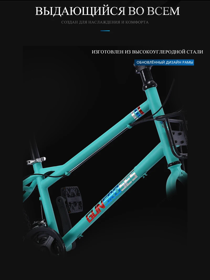 Sale KUBEEN Snow Bike MTB 20" 7 21 24 27 speed double disc mountain Fat Bicycle Suspension Steel Frame 4" Tire aluminum wheel 20kgs 7