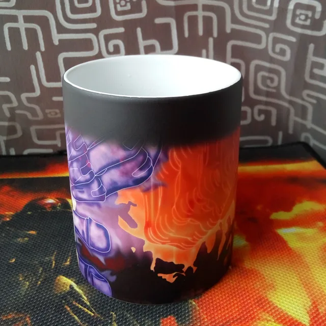 Naruto Sasuke vs Itachi Uchiha Heat Color Changing Coffee Tea Mug
