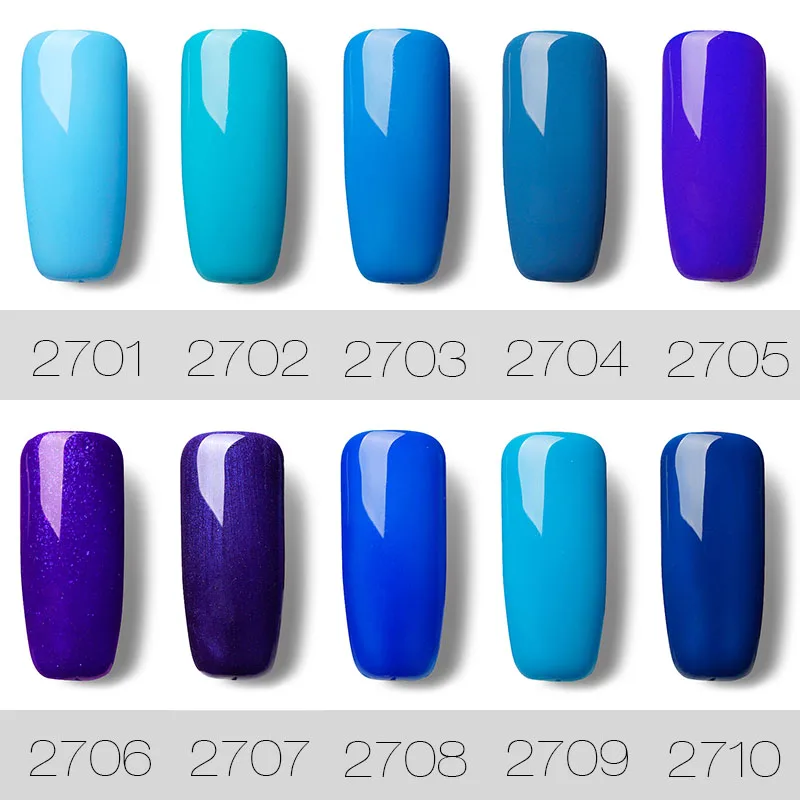

Rosalind 7ML Top Quality Blue Series Led UV Nail Polish Cosmetics Fast Dry UV Lacquer Gel Nail Polish Nail Art Decoration Gel