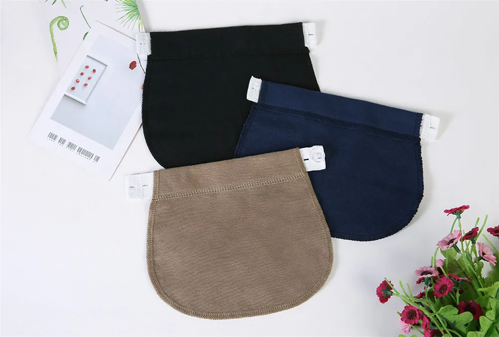 Maternity Support Band 1/3Pcs Maternity Pregnancy Waistband Belt ADJUSTABLE Elastic Waist Extender Pants