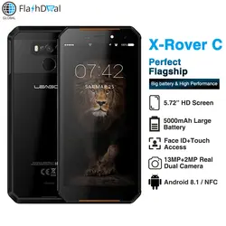 LEAGOO XRover C IP68 водонепроницаемый смартфон отпечаток пальца лица ID 4G 5,72 "ips 5000 mAh 2 Гб 16 Гб 13MP двойные задние камеры мобильного телефона