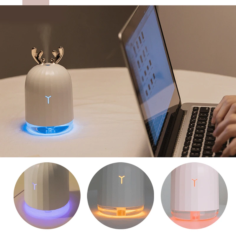Günstig TINTON LEBEN 220ML Ultraschall luftbefeuchter Aroma Ätherisches Öl Diffusor für Home Auto USB Fogger Mist Maker mit LED nacht Lampe