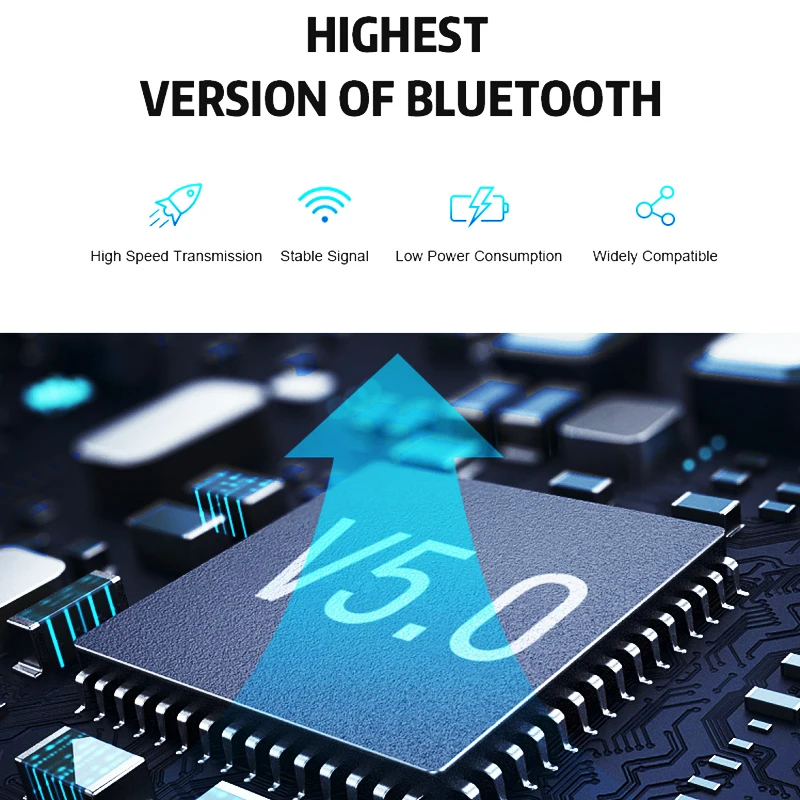 D015 TWS Bluetooth 5 0 наушники с сенсорным управлением Портативные водонепроницаемые