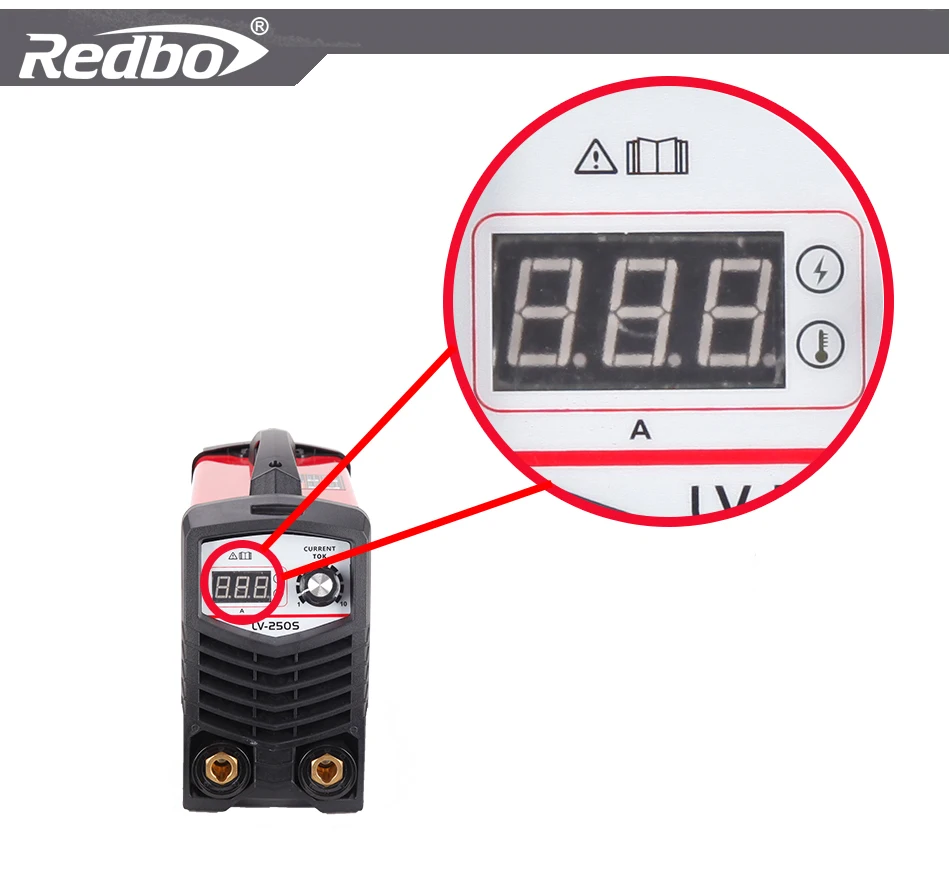 REDBO MMA/ARC-250S DC Arc Электрический интенсивный сварочный аппарат MMA сварочный аппарат для сварки рабочих и электрических работ