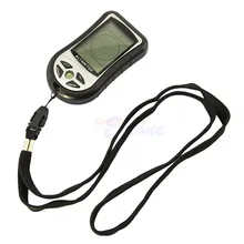 8 в 1 ЖК-цифровой компас альтиметр барометр Термо календарь часы температура