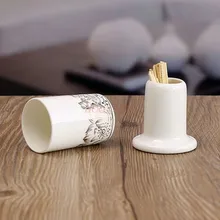 Стильная маленькая зубочистка, подходящая посуда из костяного фарфора, Пномпень