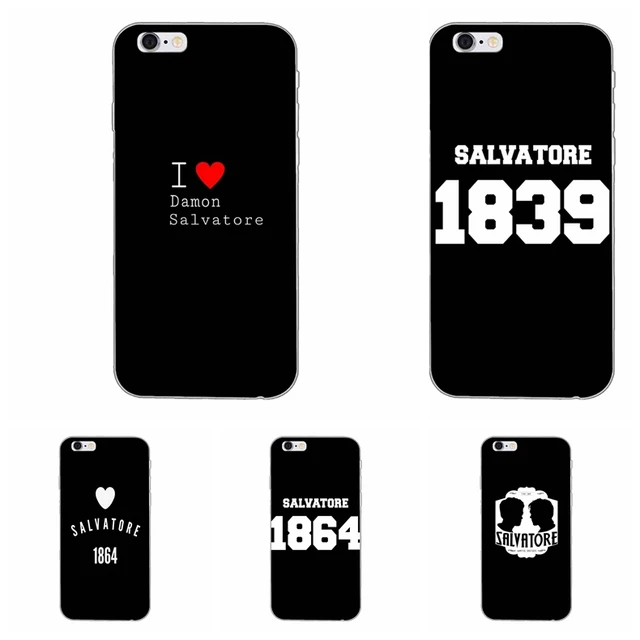The Vampire Diaries Salvatore 1864 Silicone TPU Soft Phone Case For 