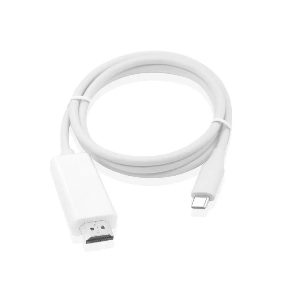 5 шт. кабель Портативный Тип-c до 1 м USB C HDMI конвертер Мужской 4 К 1080 P Кабель-адаптер