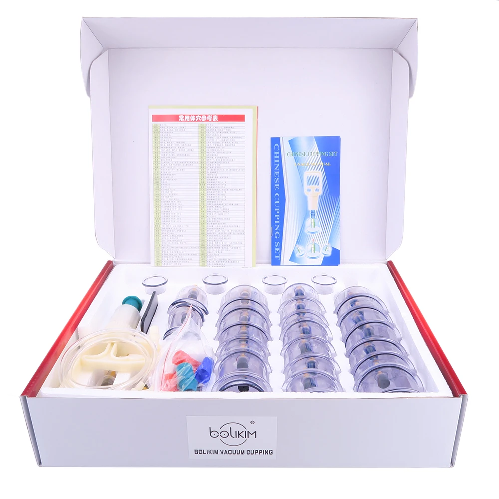 

BEAUTY AND HEALTH 32PCS VACUUM CUPPING THERAPY APPARATUS CUPPING MASSAGE CELLULITE SUCTION CUP THERAPY CHINESE MASSAGE CUPS TOOl