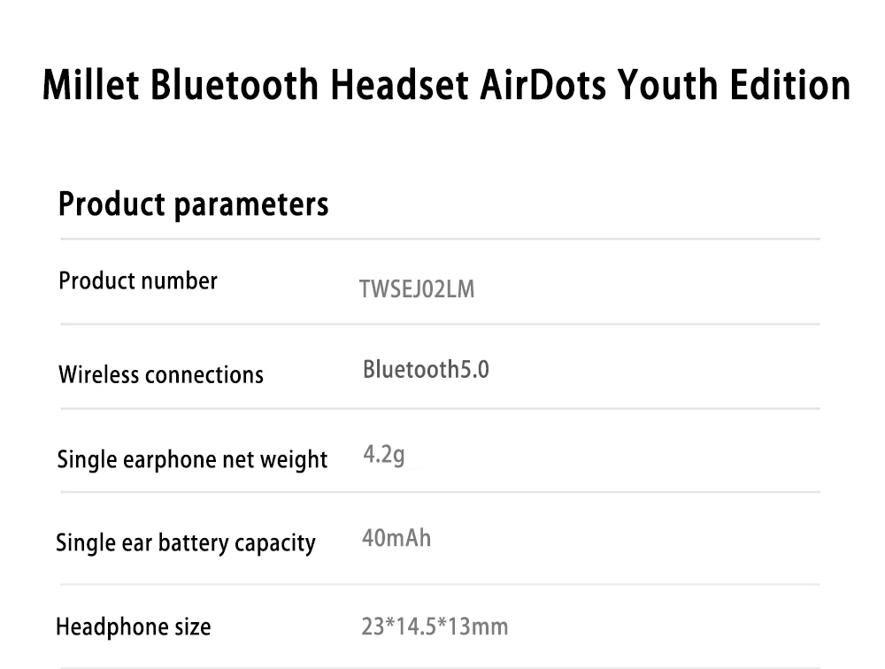 Xiaomi беспроводные наушники Air/AirDots Молодежная версия/Redmi AirDots Bluetooth 5,0 гарнитура микрофон сенсорное управление стерео