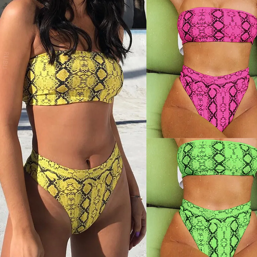 pink and yellow bathing suit