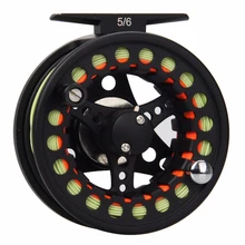 1/2/3/4/5/6/7/8WT черная Летающая катушка и комбинированная леска большая беседка алюминиевая Летающая Рыболовная катушка WF Летающая линия опорная линия Конический лидер