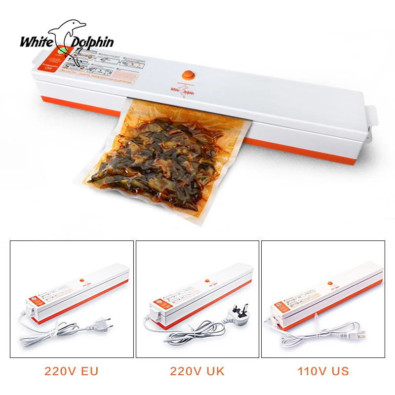  Kitchen Food Packaging Machine Vacuum Sealer Packer With 15pcs Saver Storage Bags 110V 220V Home El