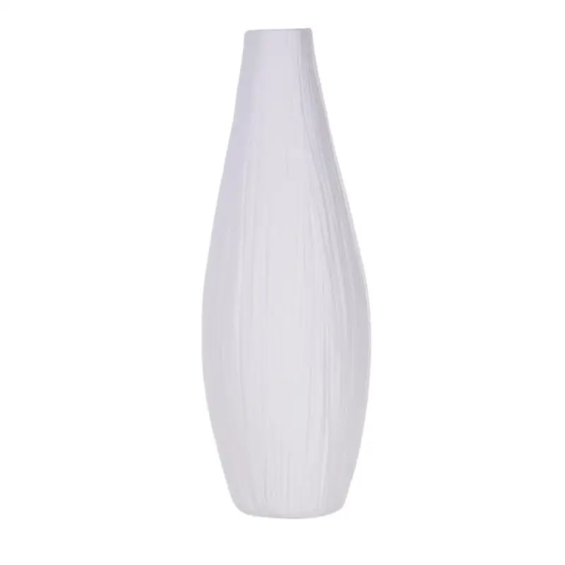 AUGKUN короткая Современная фарфоровая декоративная ваза, европейская керамическая белая керамическая художественная ваза для цветов, декоративная ваза для украшения дома - Цвет: B