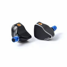 Miniauriculares internos LZ A6, 1 dinámico + 1, Unidad de cerámica piezoeléctrica híbrida, 2 unidades, boquilla reemplazable HIFI IEM MMCX desmontable