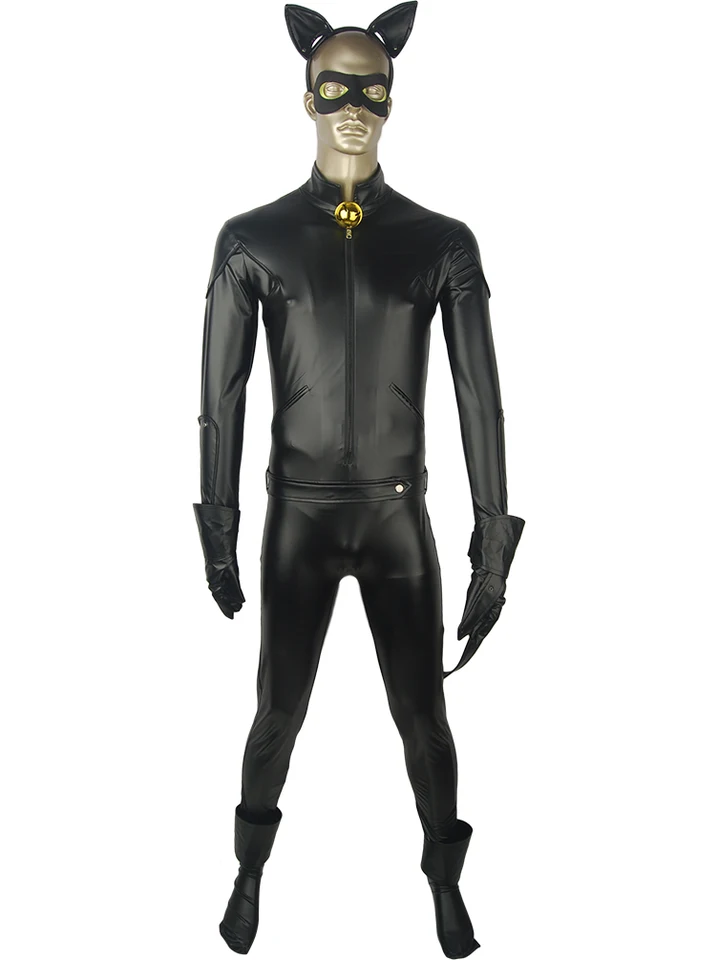 Homme Garcon Chat Noir Adrien Agreste Chat Noir Combinaison Catsuit Tenue Ensemble Complet Halloween Cosplay Costume Aliexpress